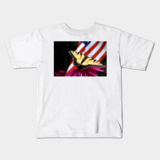 American Butterfly Kids T-Shirt